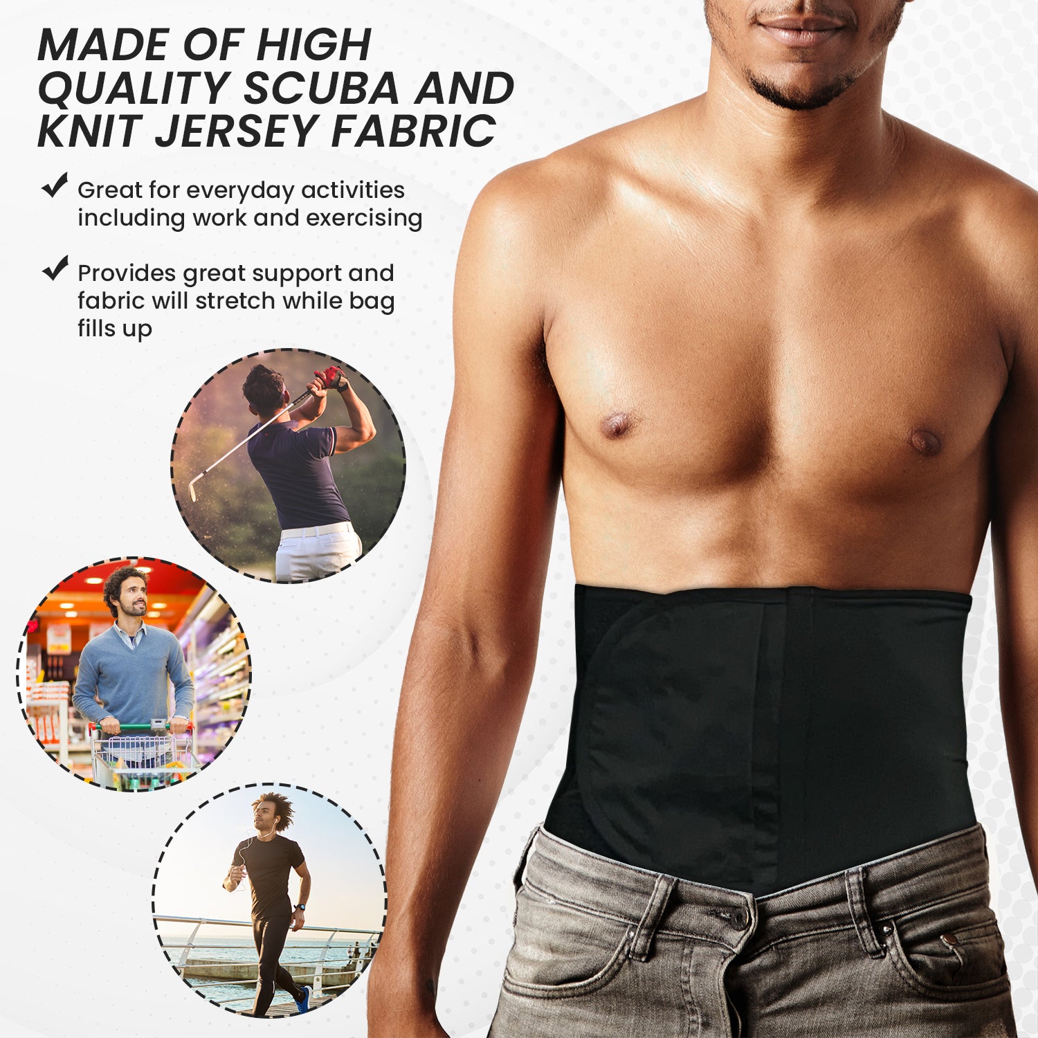Ostomy Pouch Cover, ActiveWear Ostomy Accessory